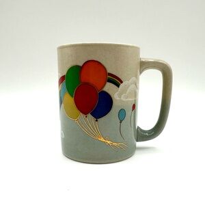 Vintage Ballons and Rainbow Otagiri Mug
